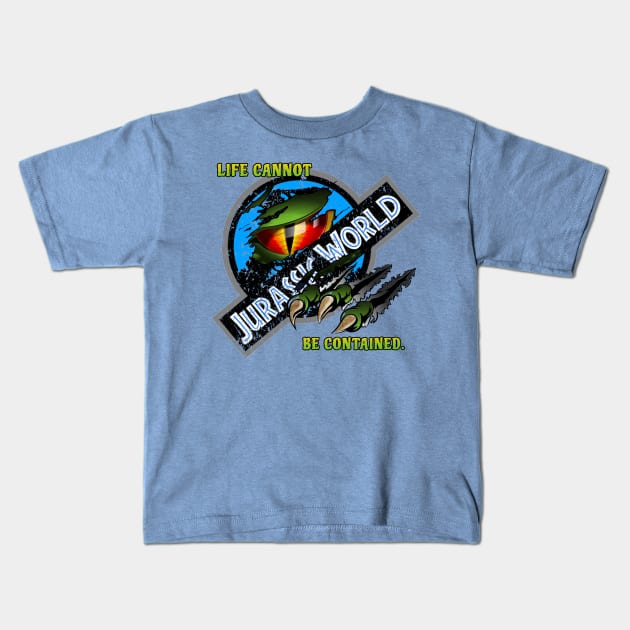 Jurassic Rip Kids T-Shirt by Digitanim8tor